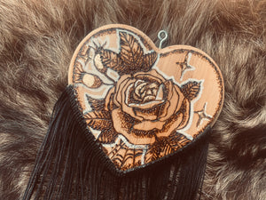 Rose // pyrography