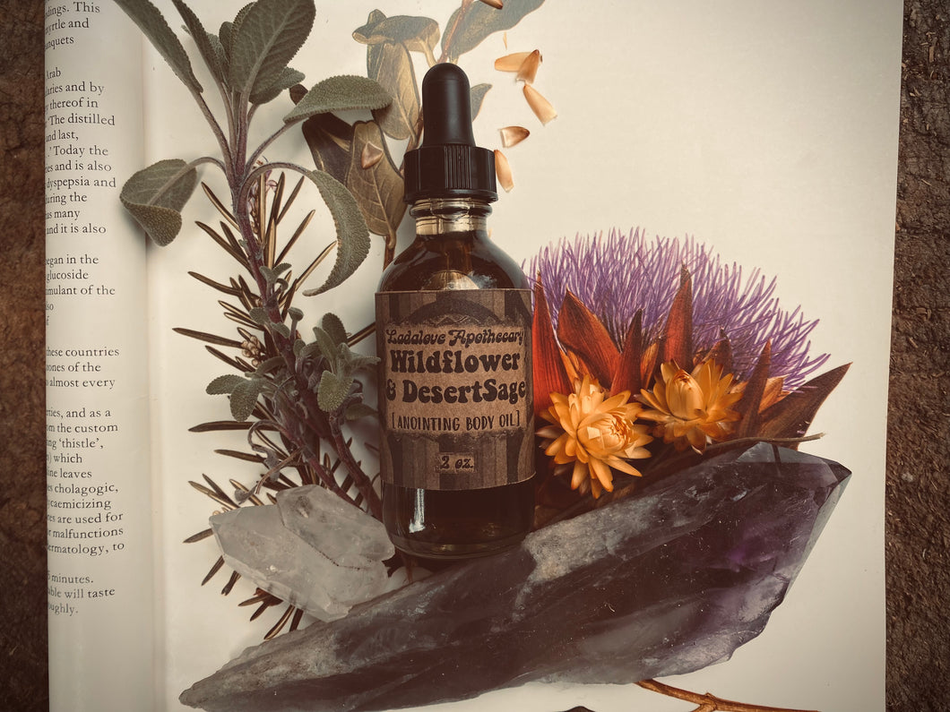 Wildflower & Desert Sage // anointing body oil